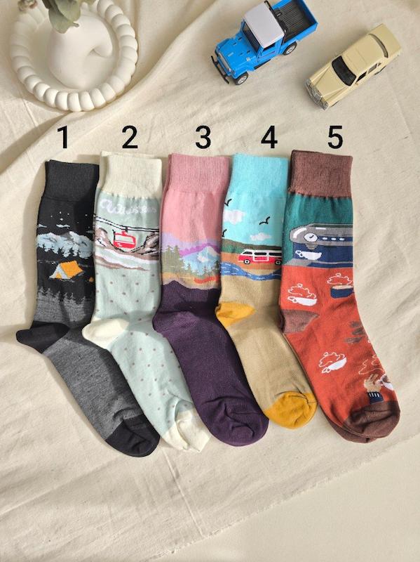 جوراب طرحدار کمپینگ 