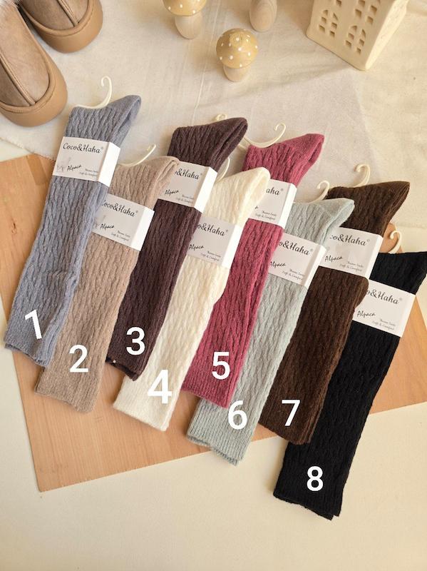 جوراب لاما زیر زانو 