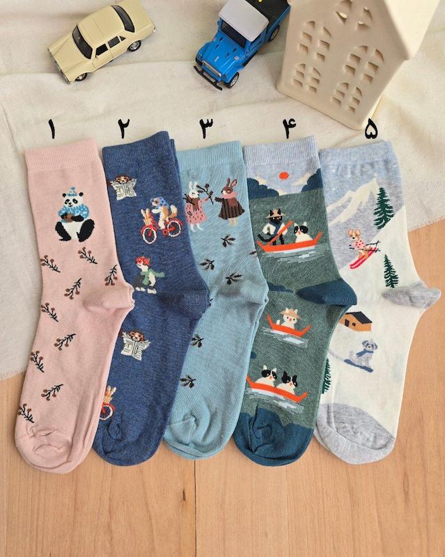 جوراب طرحدار چتیک زنانه