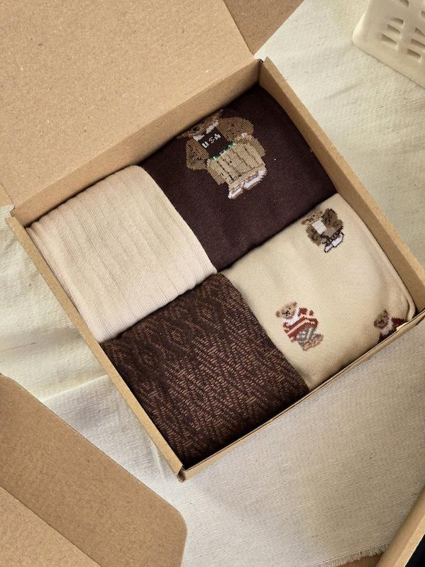 پک جوراب مردانه براون بر