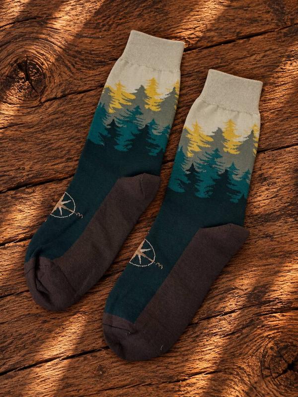 جوراب ساقدار جنگل سکویا🌲🌲