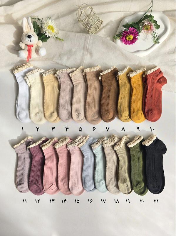 جوراب مچی کبریتی لب گیپور