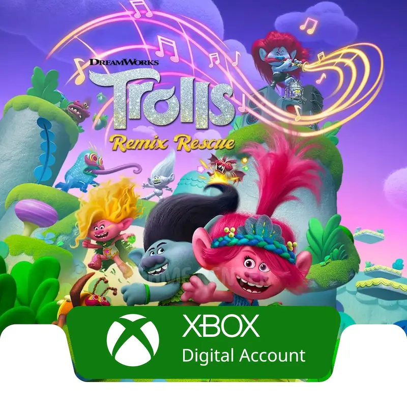 خرید بازی دیجیتالی DreamWorks Trolls Remix Rescue - Xbox