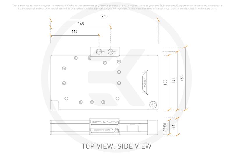 بلاک کارت گرافیک EKWB EK-Quantum Vector² Strix/TUF RTX 4090