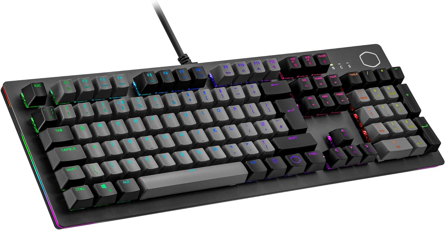 کیبورد کامپیوتر Cooler Master CK352 Red Switches/Arabic layout