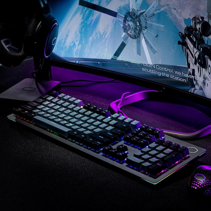 کیبورد کامپیوتر Cooler Master CK352 Red Switches/Arabic layout