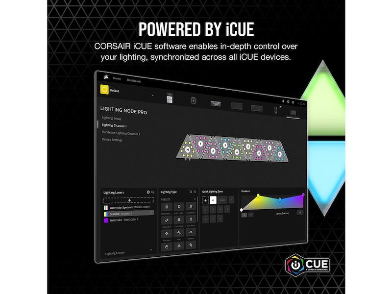 کیت روشنایی کامپیوتر Corsair iCUE LC100 Expansion Kit