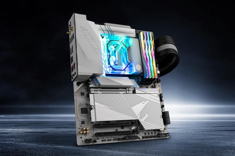بلاک پردازنده کامپیوتر EKWB EK-Quantum Velocity² D-RGB - 1700 White Edition
