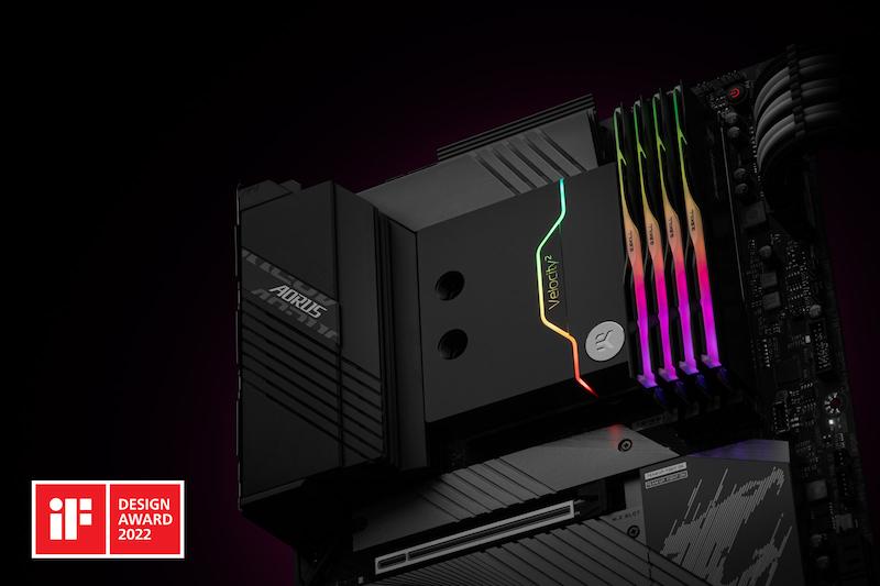 بلاک پردازنده کامپیوتر EKWB EK-Quantum Velocity² D-RGB - 1700 White Edition