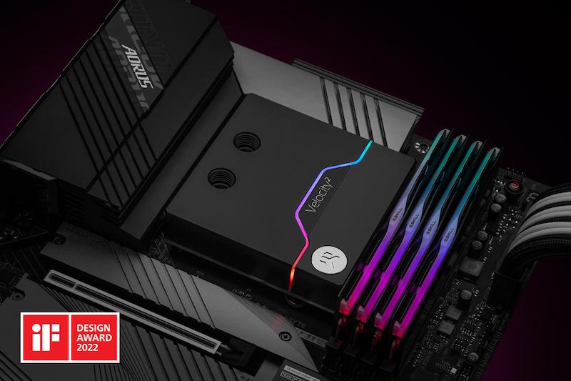 بلاک پردازنده کامپیوتر EKWB EK-Quantum Velocity² D-RGB - 1700 White Edition