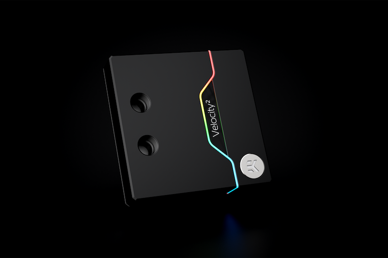 بلاک پردازنده کامپیوتر EKWB EK-Quantum Velocity² D-RGB - 1700 White Edition
