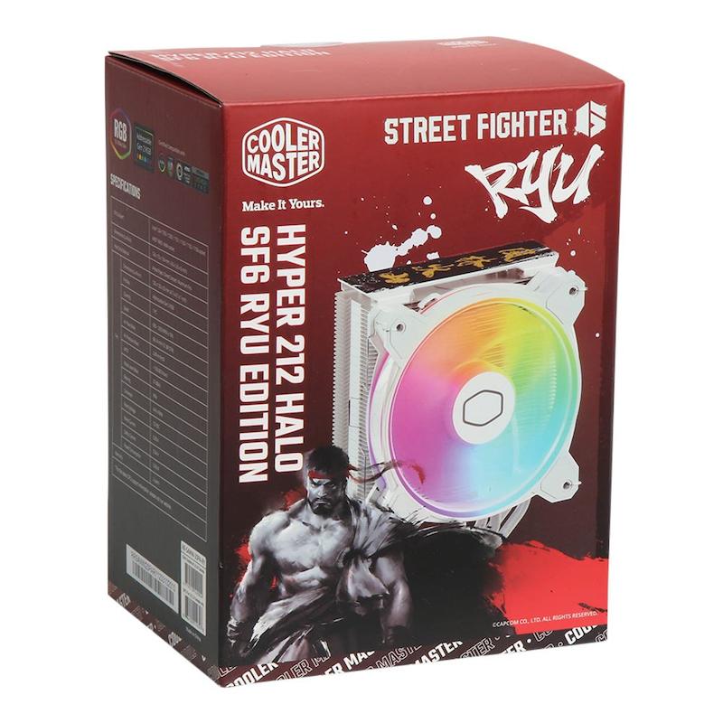 کولر پردازنده کامپیوتر Cooler Master Hyper 212 Halo Street Fighter 6 Ryu