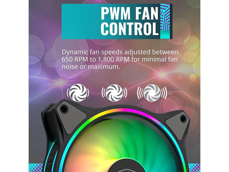 فن کیس کامپیوتر Cooler Master MasterFan MF120 Halo