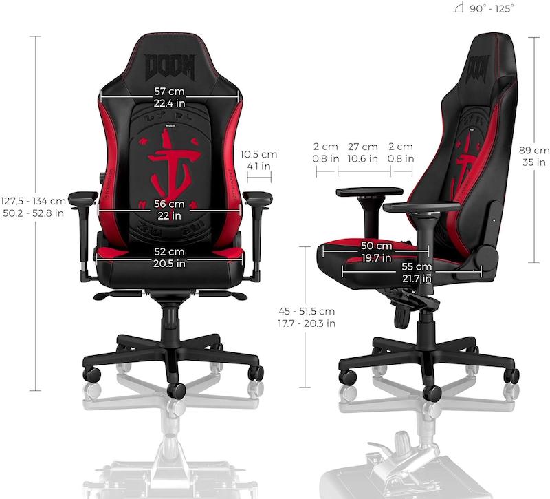 صندلی Noblechairs Gaming Chair Hero Doom Edition
