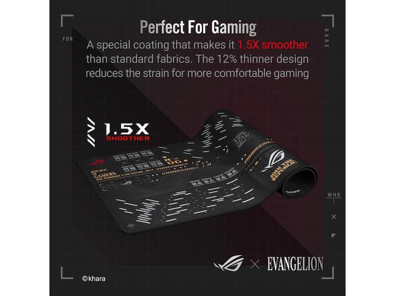 پد موس و صفحه کلید کامپیوتر ASUS ROG Scabbard II EVA Edition