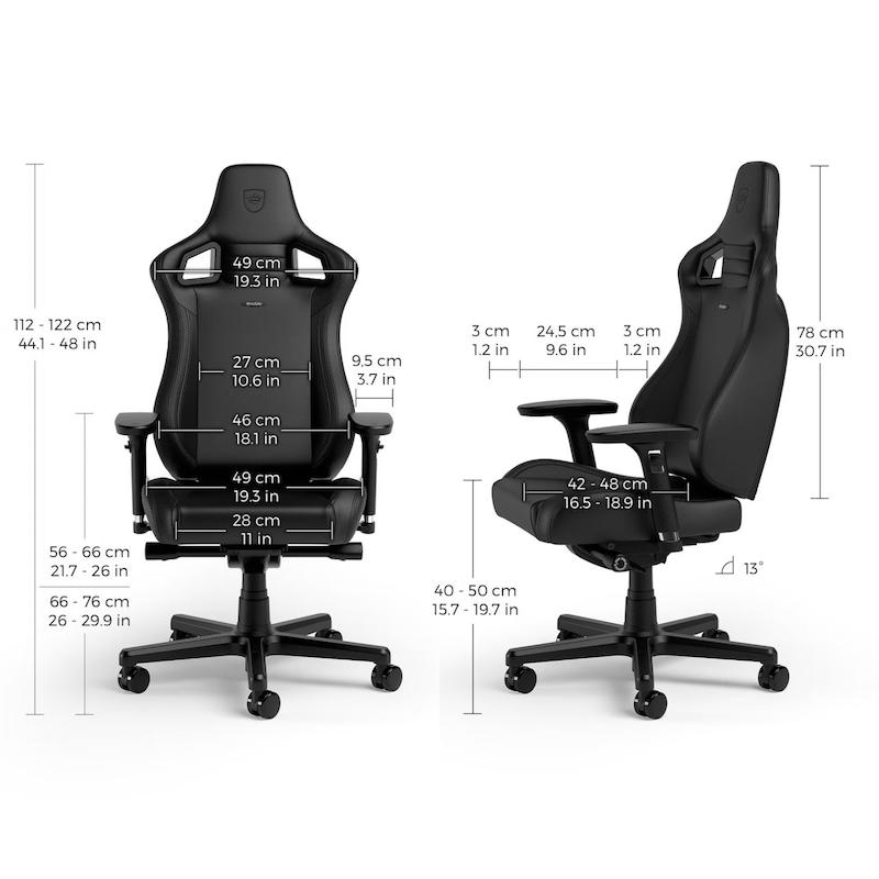صندلی کامپیوتر Noblechairs EPIC Compact Carbon