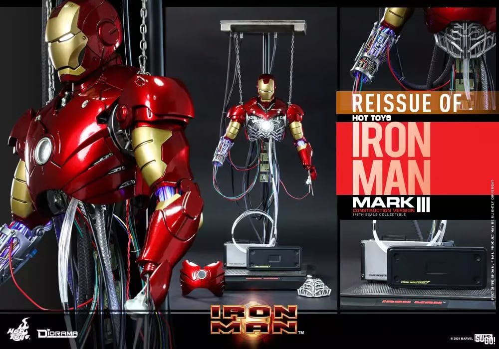 اکشن فیگور IRON MAN MARK III CONSTRUCTION VERSION