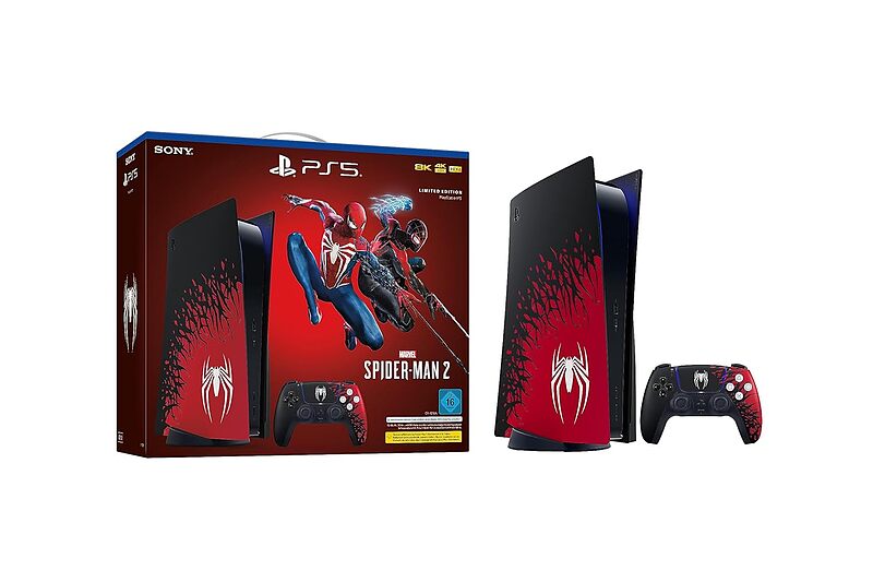 کنسول بازی با کد بازی Sony PlayStation 5 Standard Edition Console Marvel’s Spider-Man2 Limited Edition Bundle