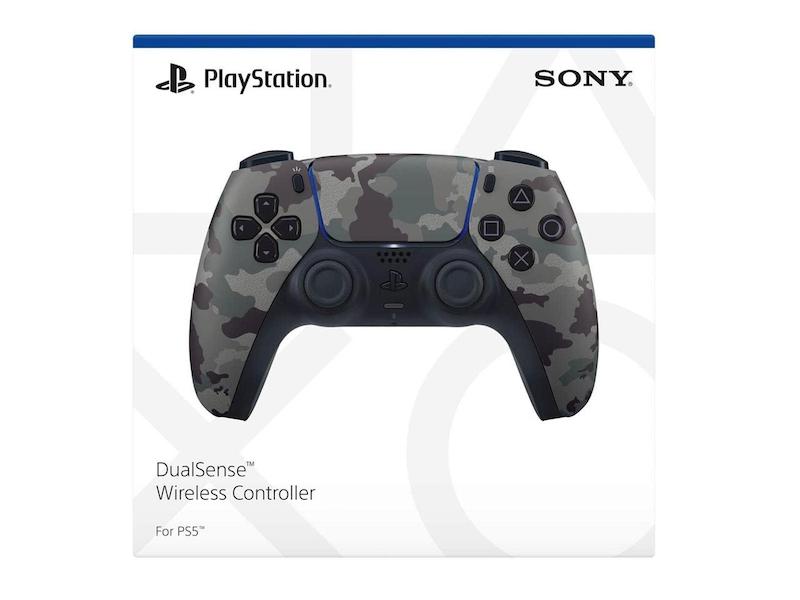 دسته بازی پلی استیشن 5 طرح چریکی PlayStation 5 DualSense Wireless Controller - Gray Camouflage