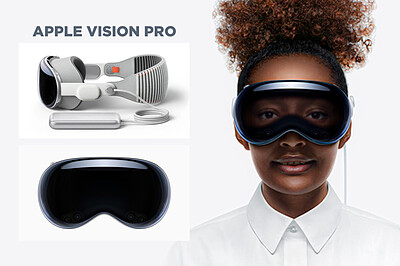 عینک واقعیت مجازی اپل مدل Vision Pro حافظه 256 گیگابایت