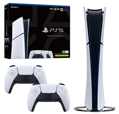 پلی استیشن 5 اسلیم دیجیتال دو دسته ریجن آسیا Sony PlayStation 5 Slim Digital Edition 2 controller