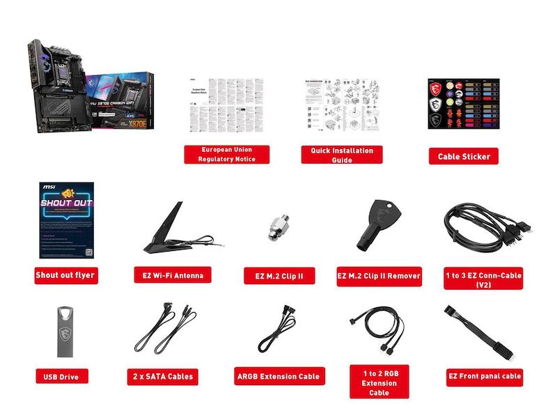 مادربرد MSI MPG X870E Carbon Wi-Fi AM5 ATX