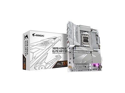 مادربرد گیگابایت GIGABYTE X870 Aorus Elite WiFi7 Ice AM5 ATX