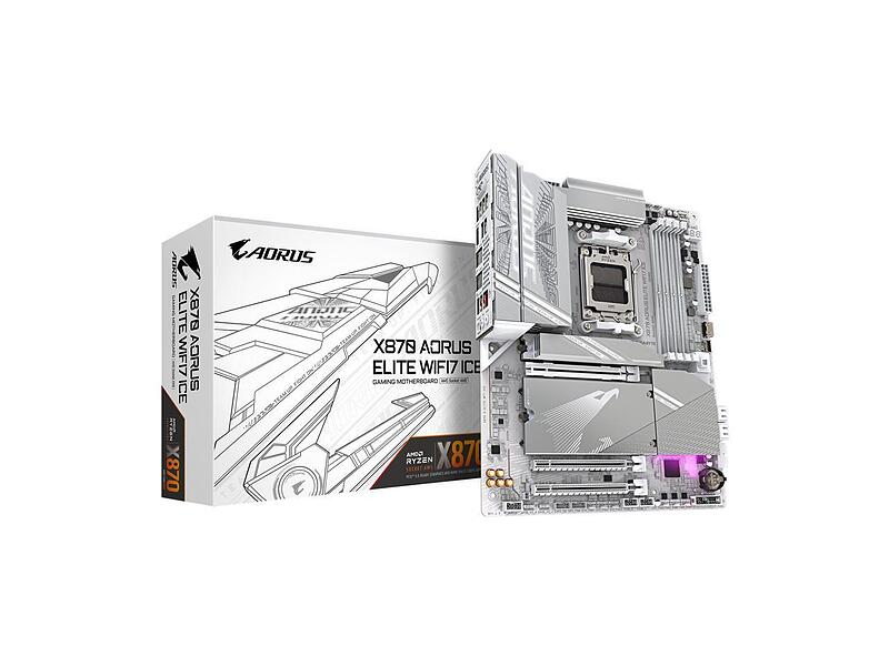 مادربرد گیگابایت GIGABYTE X870 Aorus Elite WiFi7 Ice AM5 ATX