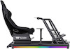 Thermaltake GR500 Racing Simulator Cockpit with Triple Racing Monitor Stand, Up to 120kg Weight Capacity, 32" to 55" Screen Sizes, Triple Support 32" Monitor