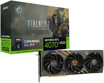 MSI GeForce RTX 4070 Ti SUPER Gaming Slim Stalker 2 Edition