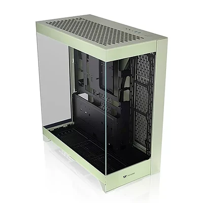 Thermaltake CTE E550 TG Mid-Tower ATX Gaming Case - Matcha Green