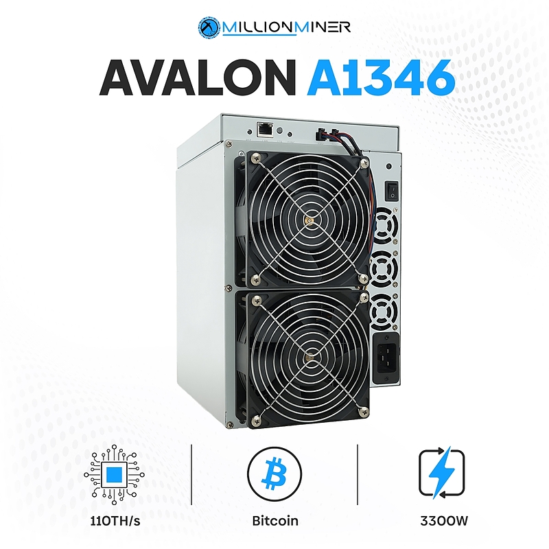 دستگاه ماینر Canaan Avalon Made A1346 110TH/s