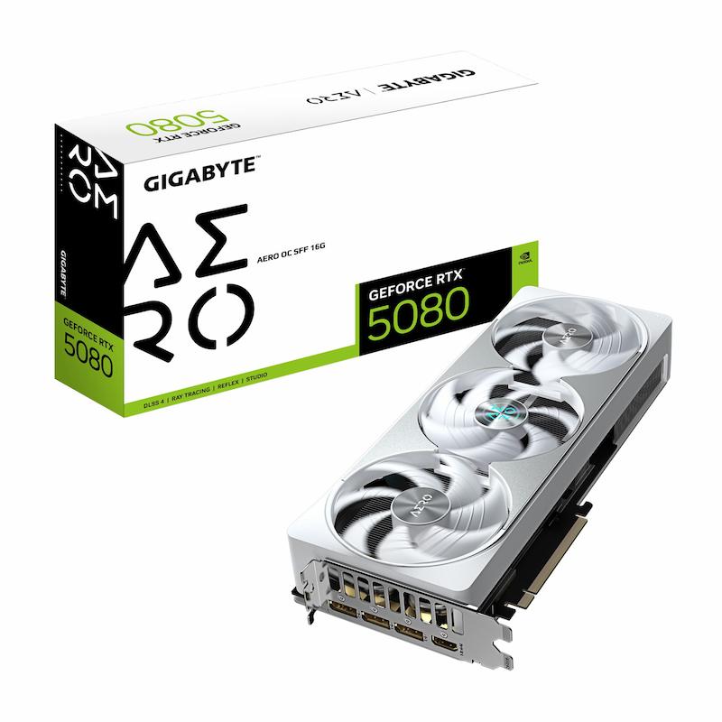 کارت گرافیک GIGABYTE AERO GeForce RTX™ 5080 AERO OC SFF 16G