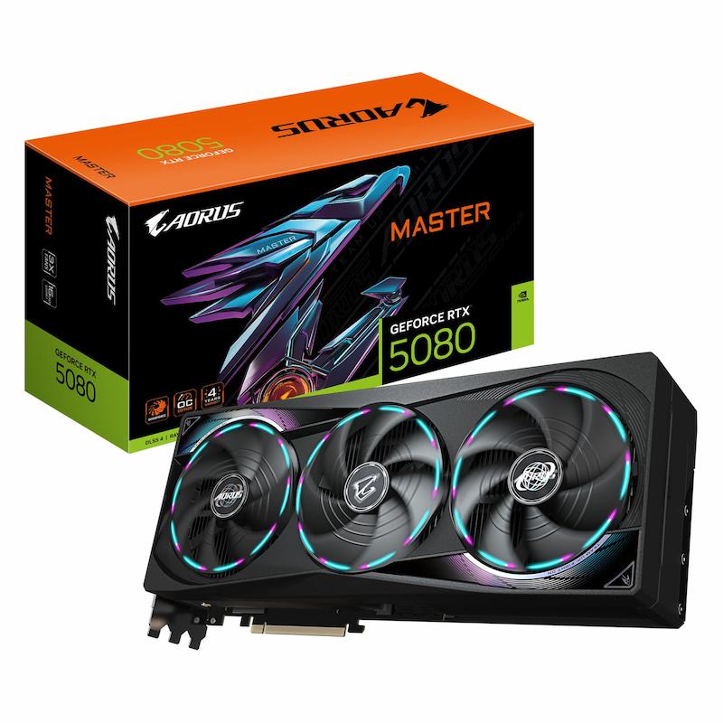 کارت گرافیک GIGABYTE AORUS GeForce RTX™ 5080 MASTER 16G