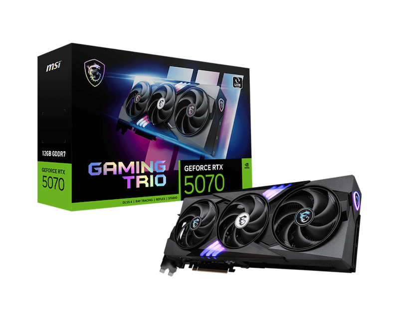 MSI GeForce RTX™ 5070 12G GAMING TRIO