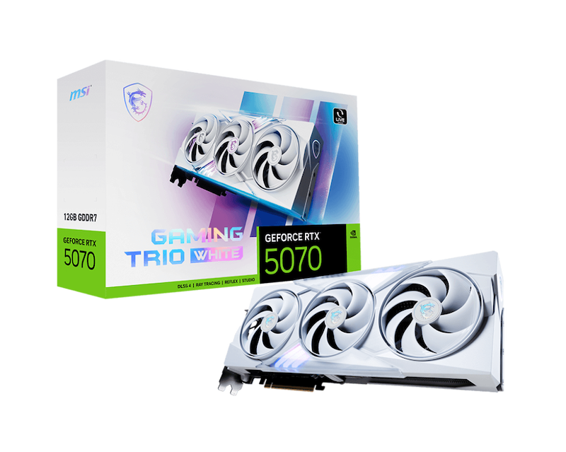 MSI GeForce RTX™ 5070 12G GAMING TRIO WHITE