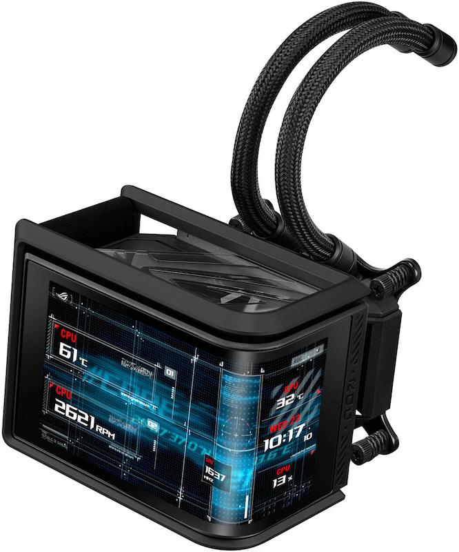 ASUS ROG Ryuo IV 360 ARGB, خنک‌کننده مایع پردازنده, CPU Cooler, AIO 360mm, خنک‌کننده ROG, کولر پردازنده 360 میلی‌متری