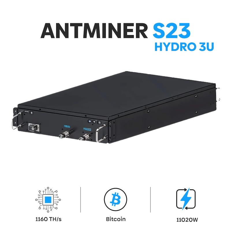 خرید دستگاه ماینر  Bitmain Antminer S23 Hyd 3U