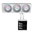 ASUS ROG Strix LC IV 360 ARGB LCD, ASUS Liquid CPU Cooler, 360mm Radiator, IPS LCD Display, RGB CPU Cooler, ROG Water Cooling, ASUS AIO Cooler, Aura Sync Cooler, Gaming CPU Cooler, ASUS 360 Liquid Cooler
