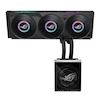 ASUS ROG Strix LC IV 360 ARGB LCD, ASUS Liquid CPU Cooler, 360mm Radiator, IPS LCD Display, RGB CPU Cooler, ROG Water Cooling, ASUS AIO Cooler, Aura Sync Cooler, Gaming CPU Cooler, ASUS 360 Liquid Cooler