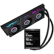 ASUS ROG Strix LC IV 360 ARGB LCD, ASUS Liquid CPU Cooler, 360mm Radiator, IPS LCD Display, RGB CPU Cooler, ROG Water Cooling, ASUS AIO Cooler, Aura Sync Cooler, Gaming CPU Cooler, ASUS 360 Liquid Cooler