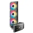 DeepCool LT360 Vision ARGB, DeepCool LT360 Vision, 360mm Liquid Cooler, LCD AIO Cooler, IPS Display CPU Cooler, ARGB Liquid Cooler, Black AIO Cooler, DeepCool Cooling, Gaming CPU Cooler, AM5 Cooler, LGA1851 Cooler, High Performance Liquid Cooler, Workstation CPU Cooler