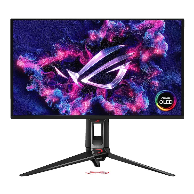 ASUS ROG Swift OLED, PG27UCWM, PG32UCWM, 4K OLED Gaming Monitor, Tandem RGB OLED Display, 240Hz Monitor, Dual Mode OLED, DisplayPort 2.1a Monitor, HDR Gaming Display, Professional OLED Monitor, ASUS Gaming Setup, Creator Display, AI Workstation Monitor