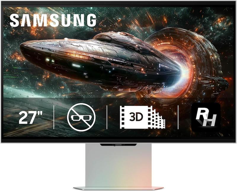 Samsung Odyssey 3D, LS27FG902XUXEN, Samsung Gaming Monitor, مانیتور سامسونگ, مانیتور Odyssey, مانیتور 27 اینچ, مانیتور 4K, مانیتور 165Hz, مانیتور 3D, مانیتور HDR10+