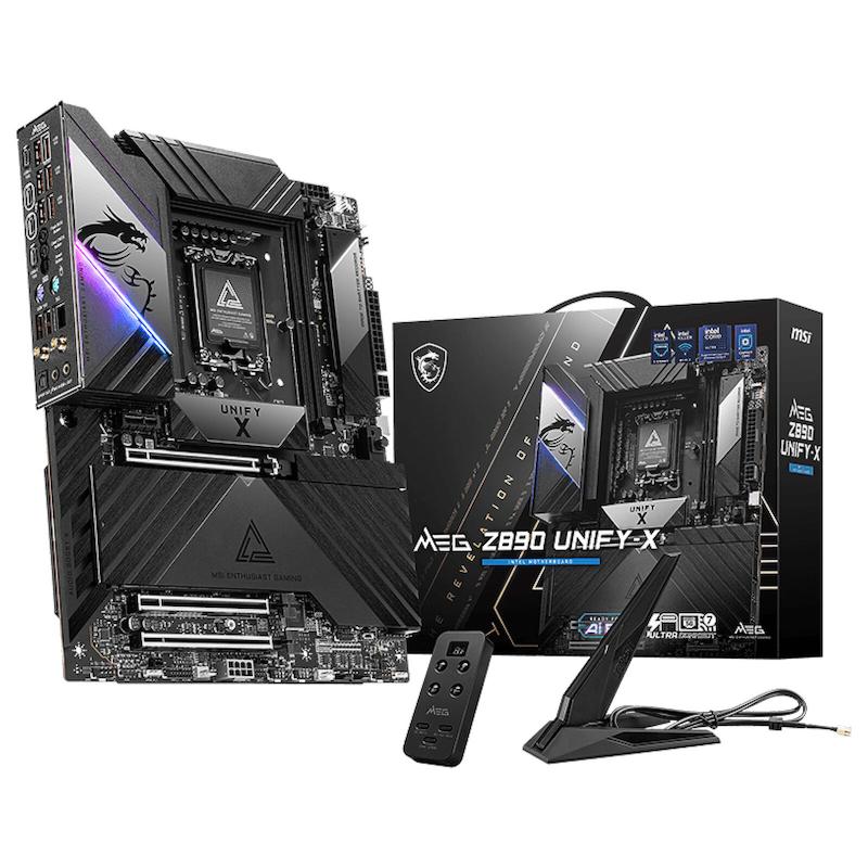 MSI MEG Z890 UNIFY-X, MSI Z890 UNIFY X Motherboard, MSI MEG Z890 Motherboard, MSI LGA1851 Motherboard, MSI Z890 DDR5 Motherboard