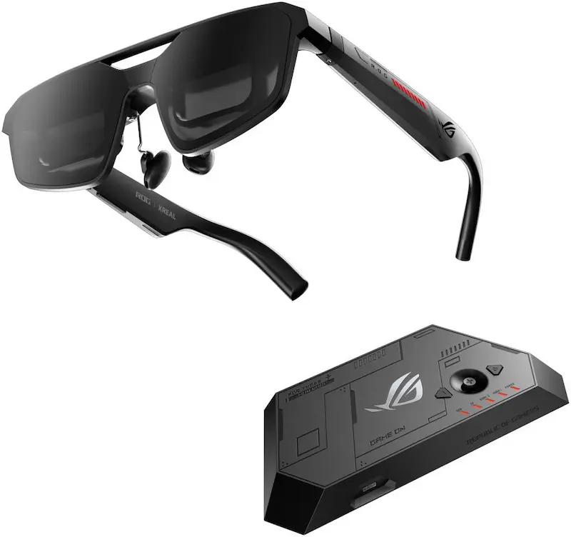 ASUS ROG XREAL R1-N, عینک گیمینگ, عینک AR, Gaming AR Glasses, Micro-OLED, 240Hz, 3DoF, XREAL R1-N, ASUS ROG, عینک واقعیت افزوده
