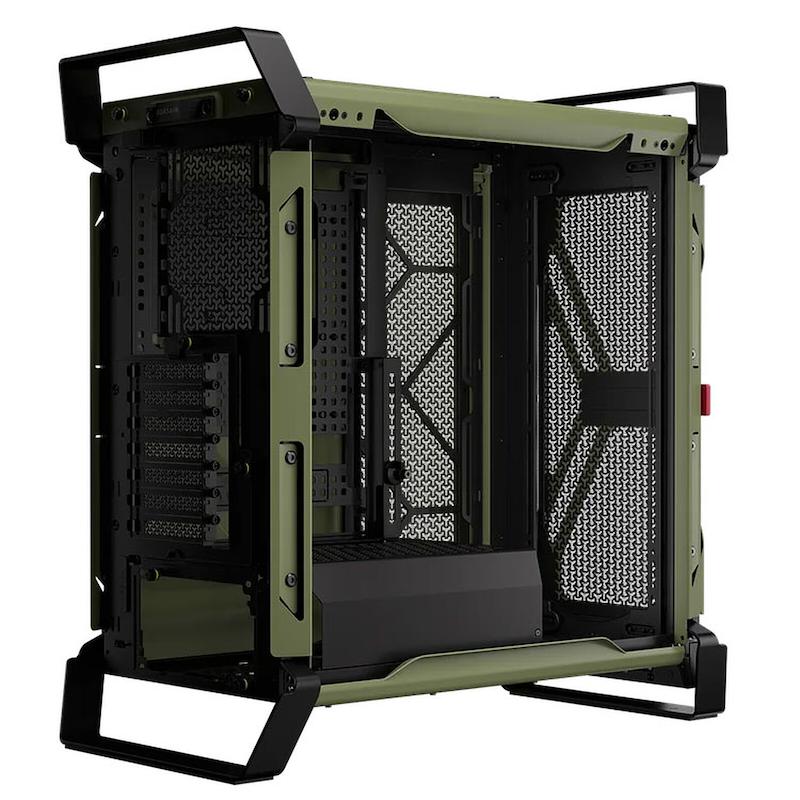 Corsair WARTHOG, Corsair Warthog Black, Corsair Warthog Olive Drab, Corsair Warthog RS, کیس گیمینگ Corsair, کیس Mid-Tower, کیس E-ATX, کیس حرفه‌ای گیمینگ, کیس صنعتی, کیس نظامی, Gaming PC Case, Corsair Gaming Case, 3D-Y Airflow, Tempered Glass Case, Water Cooling Case, High-End PC Case, PC Gaming Setup