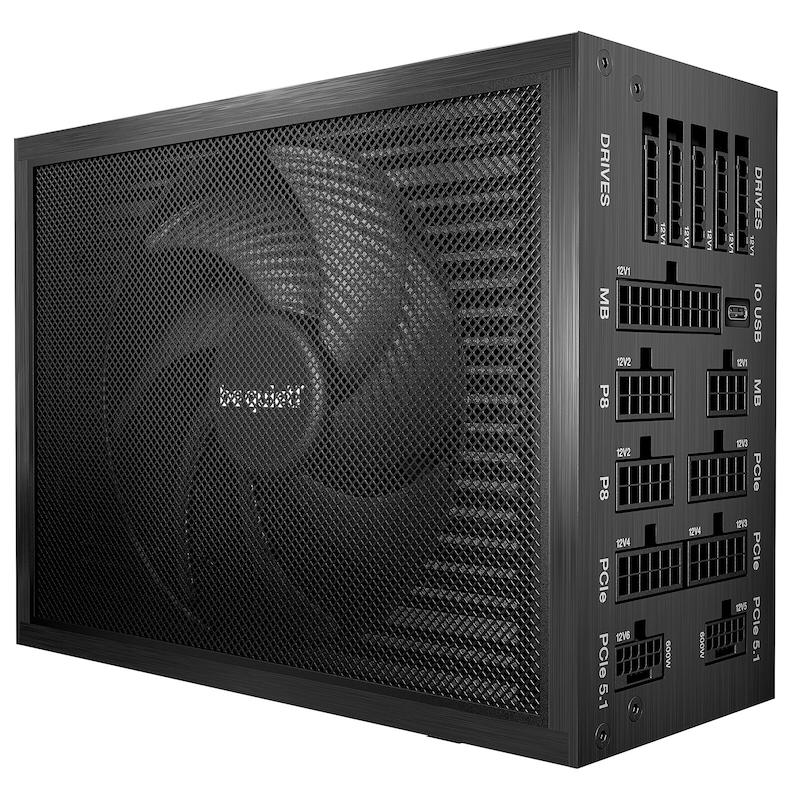 be quiet! Dark Power Pro 14 IO 1600W, be quiet! Power Supply, Dark Power Pro 14 IO, 1600W Titanium PSU, Cybenetics Titanium, 80 PLUS Titanium, ATX 3.1 PSU, PCIe 5.1 Power Supply, 12V-2x6 Power Supply, Fully Modular PSU, Silent Wings Fan, High-End Power Supply, Gaming PC PSU, Workstation PSU, RTX 5090 Power Supply, be quiet! IO Center