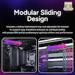 Cooler Master COSMOS ALPHA, C700-KGNN-S00, Cooler Master COSMOS ALPHA Case, کیس کولر مستر, کیس Full Tower, کیس فول تاور, کیس گیمینگ, کیس ورک‌استیشن, کیس مشکی نقره‌ای, کیس E-ATX, کیس EEB, پنل شیشه‌ای, کیس واترکولینگ, کیس High-End