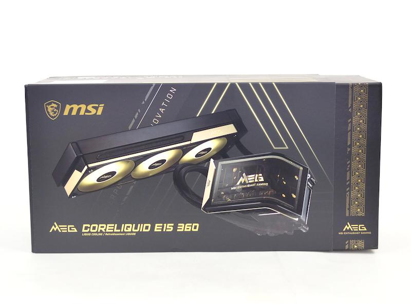 MSI MEG CORELIQUID E15 360, MSI E15 360, MEG CORELIQUID E15, MSI AIO Cooler, خنک کننده مایع MSI, کولر آبی 360 میلی متری, AIO 360, رادیاتور 360mm, 6.67 inch AMOLED, نمایشگر 2K AMOLED, 2240x1080, نمایشگر خمیده 110 درجه, Laminar Focus, EZ Conn, ARGB Gen2, فن FDB, MSI Mystic Light, AM5, LGA1851, LGA1700, خنک کننده CPU High-End